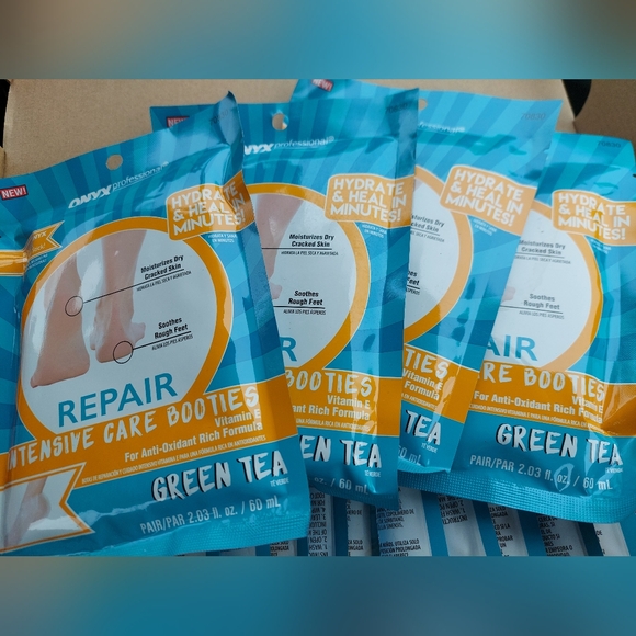 Onyx Other - 4 Pack FOOT BOOTIES Green Tree REPAIR Onyx Sensitive Skin Pair Of BOOTIES SOCKS